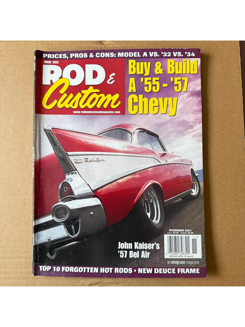 Vintage Hot Rodder Chevy Auto Magazine Custom Rodder B2